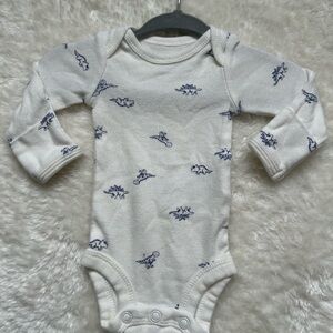 Long sleeve dinosaur one piece